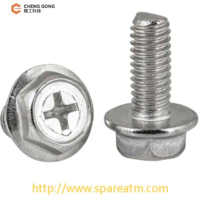 M4 * 10 NCR S2 قناة عبر المسمار السادساوي لأجزاء NCR مكونات استبدال